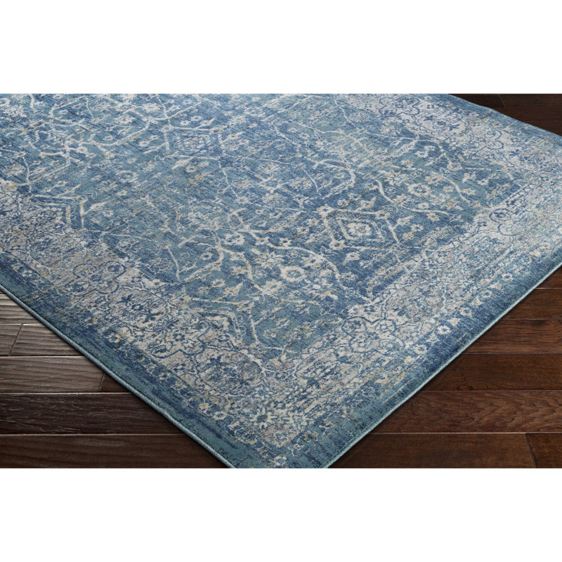 Trent Austin Design Ipasha Teal/Navy Area Rug & Reviews Wayfair